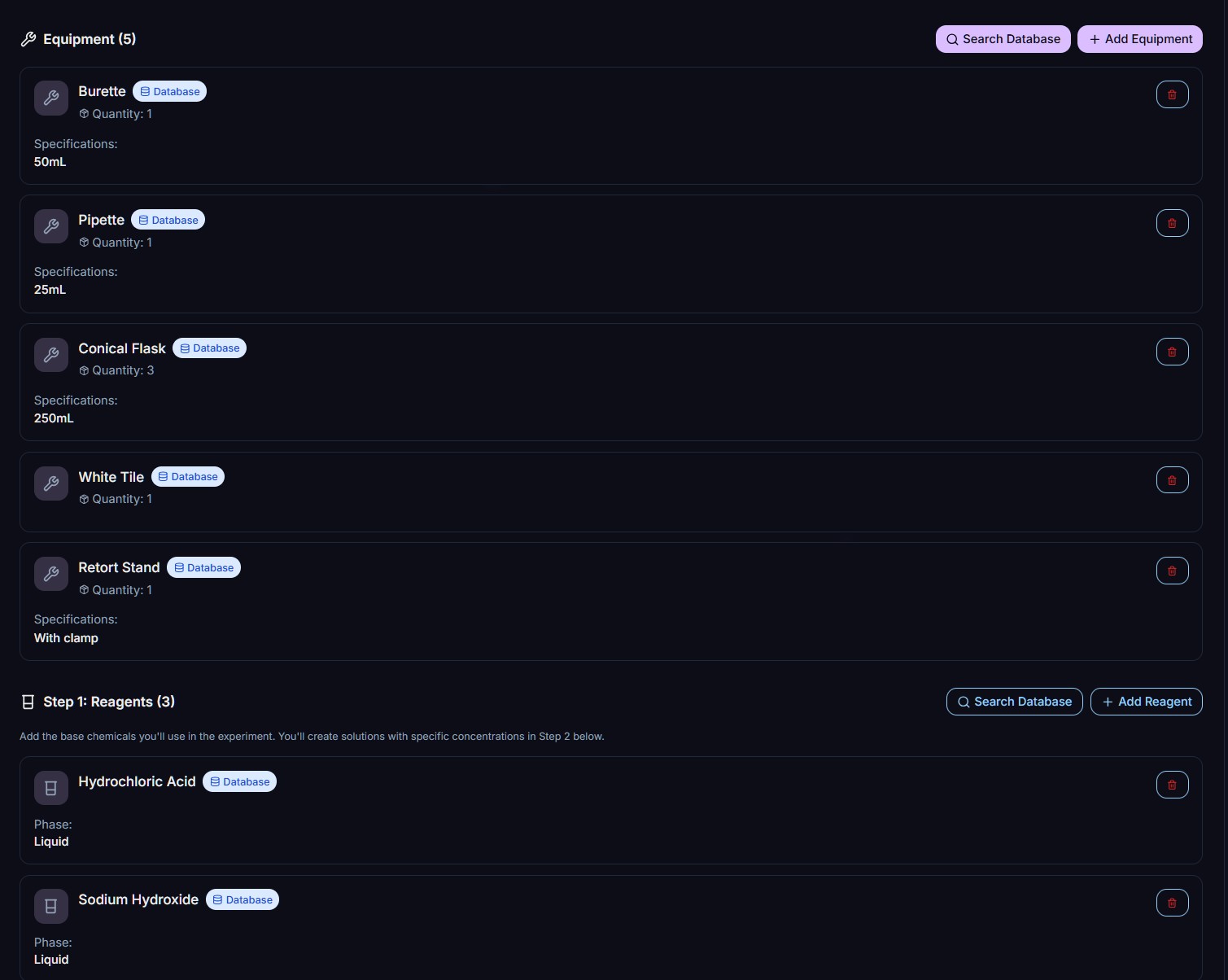 Science teacher using WhimsyLabs custom experiment designer on tablet